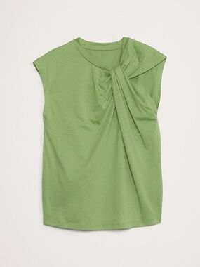 NWT Silky Twisted Cotton Tank Banana Republic